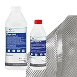 Epoxidharz 750g plus 1m² Glasfilamentgewebe 390g/m² Leinwand leicht formbares Gewebe zum Laminieren und Reparieren gute Haftung hohe Klebkraft