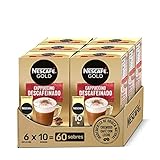 NESCAFÉ Gold Typ Cappuccino Entkoffeiniert, Getränkepulver aus entkoffeiniertem löslichem Bohnenkaffee