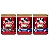 Hills Bros. Instant Cappuccino-Mischung, zuckerfreie französische Vanille und Doppel-Mokka-Variety Pack (340 ml, 3 Stück) – praktisch und vielseitig, sofort heißer oder Eiskaffee, schaumiger und