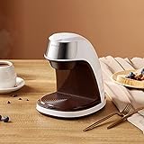 KONKA Kaffeemaschine 450W, 300ML coffee machine mit Tasse, Mini-Tropfkaffeemaschine Hochwertige, schnell brühende Filterkaffeemaschine aus Kunststoff & Edelstahl, Weiß