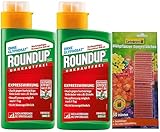 Roundup Express Konzentrat - 2x 400 ml - Unkrautvernichter zur Bekämpfung von Moos und Unkräutern