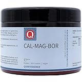 Quintessence Cal-Mag-Bor Pulver 360g - Vegan, 100% natürlich und ohne Zusatzstoffe, Magnesium Pulver, Calcium Pulver mit Natriumborat, Produziert in Österreich