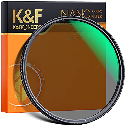 K&F Concept Nano X-Serie Polfilter 82mm CPL Filter Polarisationsfilter MRC mit 28x vergütet