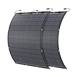 Zendure Balkonkraftwerk, Flexibel Solarpanel 2X 210W(420W), 41V/5A Solareingang, Monocrystalline Silicon Solarmodule, Geeignet für SolarFlow Balkonkraftwerk mit Speicher, IP67, 12 Jahre Garantie