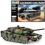Revell Modellbausatz Panzer 1:72 - Leopard 2 A6/A6M im Maßstab 1:72, Level 4, originalgetreue Nachbildung mit vielen Details, 03180