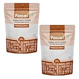 Pansari Chana Sattu/Geröstetes bengalisches Kichererbsenmehl (2 x 500g)
