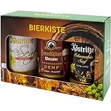 Altenburger Original Bierkiste - drei mit Bier verfeinerte Senfsorten als Geschenk-Set (3-teilig), Geschenkbox für Männer und Frauen
