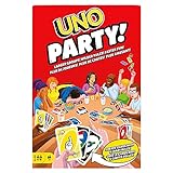 UNO Party - Spannendes Kartenspiel für große Gruppen, 6-16 Spieler, Neue Regeln & schnelles Spielvergnügen, ideal für Familien & Freunde, HMY49