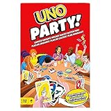 UNO Party - Spannendes Kartenspiel für große Gruppen, 6-16 Spieler, Neue Regeln & schnelles Spielvergnügen, ideal für Familien & Freunde, HMY49