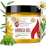 ARNI·CALORACTIF | 98 % Arnika-Gel mit natürlichem und sanftem Wärmeeffekt – Bio-Anbau – Regenerierend & entspannend – Bei Verspannungen, Rücken, steifen Gelenken (230)