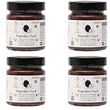 4er-Pack Kalamon Olivenpaste, Kalamon Olivenaufstrich, Kalamon Oliventapenade mit griechischem Oregano und Rotweinessig 4X180g