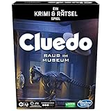 Hasbro Gaming Cluedo Raub im Museum, Krimi- und Rätselspiel für die ganze Familie mit einem ungeklärten Raub, für Detektive ab 10 Jahren, für bis zu 6 Spieler