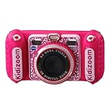 Vtech KidiZoom Duo DX pink – Kinderkamera mit Selfie- und Videofunktion, Effekten, Spielen, Musikplayer und vielem mehr – Für Kinder von 4-10 Jahren