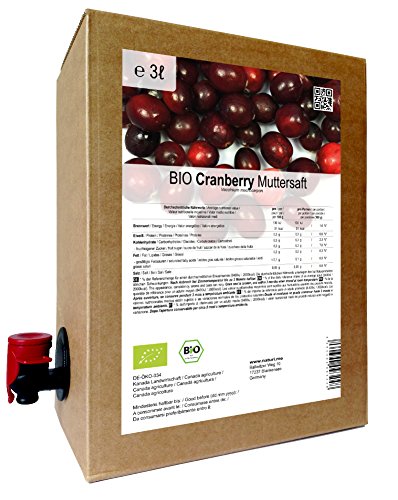 Tilia BIO Cranberry Muttersaft - 100% Direktsaft 3 Liter