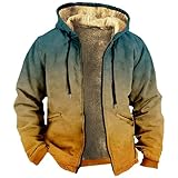 Parka Herren Outdoor Jacken für Herren Wanderjacke Herren Motorrad Regenkombi Wanderjacke Herren Wasserdicht Atmungsaktiv Parka Herren Winter Herren Regenjacke Wasserdicht Orange 5Xl