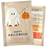 valeaf Halloween Kürbis Samen I Kürbissamen als Halloween Deko, Kürbis Deko I ideals Halloween Mitbringsel I Kürbis Halloween Butternut Kürbis Samentütchen I Saatgut Kürbis als Samen Geschenk