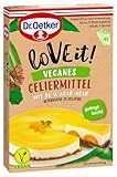 Dr. Oetker LoVE it! Veganes Geliermittel: 16 g Gelierhilfe mit 30% Agar-Agar als Alternative zur herkömmlichen Gelatine (8 x 16g)