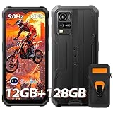 Blackview BV4800 Pro Rugged Phone, 12 GB RAM + 128 GB ROM Android 14 Rugged Smartphone, 16,56 cm HD+, 8 MP + 16 MP Kamera, 5180 mAh Outdoor wasserdicht, NFC, 3 Kartenfächer, Gesichtstelefon entsperrt