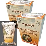 2x Fruchtfliegen-Lebendfalle Trapango®, (2er-Pack)