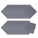 CYEER 36 Stück Teppichfliesen Selbstklebend 30x30CM, Teppich Fliesen, Teppichfliesen Selbstliegend, Teppich Selbstklebend, Auslegware Teppichboden für Hotel, Haus, Büro, （Hellgrau）