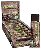 IronMaxx Vegan 30 Proteinriegel - Chocolate Flavour 24 x 35g | Veganer High Protein Eiweißriegel zuckerarm, sojafrei und palmölfrei