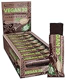 IronMaxx Vegan 30 Proteinriegel - Chocolate Flavour 24 x 35g | Veganer High Protein Eiweißriegel zuckerarm, sojafrei und palmölfrei