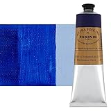 Charvin Extra feine professionelle Ultramarinblaue, tiefe Künstler-Ölfarbe, 150 ml, dreifach gefräst für Geschmeidigkeit, reiche Textur, Mohnölbasis, lichtecht, handgefertigte Ölfarben für Profis