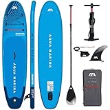 CampSup Aqua Marina Monster 12'0' – Aufblasbares SUP Board Allround für Anfänger – Stand Up Paddle Board Komplettset – Limited Edition Blau
