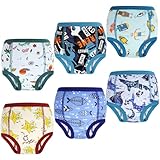 MOEMOE BABY Töpfchen Trainingshose 6 Stück Baby Trainingshosen Töpfchen Unterwäsche Kinder für Jungen 3 Jahre