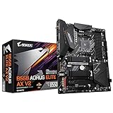 GIGABYTE B550 AORUS ELITE AX V2 Mainboard – AMD Ryzen 5000 CPUs, 12+2 Phasen VRM, bis zu 4733 MHz DDR4, 1xPCIe 4.0 + 1xPCIe 3.0 M.2, Wi-Fi 6E, 2.5GbE LAN, USB 3.2 Gen 2