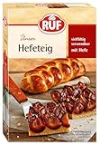 RUF Hefeteig mit Trockenbackhefe, schnelle Backmischung, Erfolgsrezept für Hefezöpfe, Hefeteig, Pflaumenkuchen, Pizzateig, Brot & Brötchen