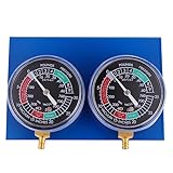 Cabilock Zylinder Motorrad Vakuum Manometer Balancer Kit Vakuum Synchronisierer Unterdruckleitung Synchrontester für Präzise Vergaserabstimmung