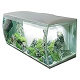 Fluval Flex Aquarium 123L, Süßwasser Aquarium, weiß