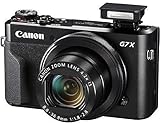 Canon PowerShot G7 X Mark II Digitalkamera (klappbares 7,5cm Display, 20,1 Megapixel, 4,2 Fach optischer Zoom, Touchscreen, WLAN, F1.8-2.8 Objektiv, optischer Bildstabilisator, Full HD), schwarz