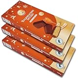 3 er Pack Santa Claus in Town Baumkuchenspitzen Vollmilch mit Orangenlikör 3x150 g