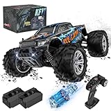 EVARY RC Auto Ferngesteuertes,1:16 großer Monstertruck,4WD 40+ km/h Hobby Offroad Monster RC Truck,2.4GHz All Terrain RC Crawler mit 2 Akku(50 Minuten),Spielzeugauto für Kinder Erwachsene