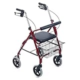 Teqler T-135301 Rollator dunkelrot