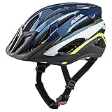 Alpina Sports Unisex – Erwachsene SMU Radhelm, darkblue-neon, 58-61