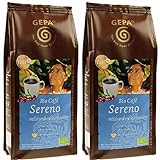 GEPA Bio Kaffee Sereno entkoffeiniert gemahlen 500 g ( 2 x 250g )