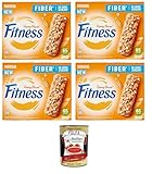 Nestle Fitness Müsliriegel mit Honiggeschmack, Vollkorn, Hafer, Quinoa und weißer Schokolade mit Honiggeschmack, 4x 80 g+ Italian Gourmet Polpa di Pomodoro 400g