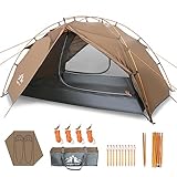 Night Cat Camping Zelt 2 Personen Wasserdicht Campingzelt 2 Man Zente Zwei Schichten Einfache Einstellung Leicht Für Trekking Wandern Garten