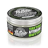 Believa Tattoo Butter - Premium Tattoopflege mit veganer Formel und natürlichen Inhaltsstoffen für strahlende Tattoofarben - Tägliche Pflege & Aftercare für tätowierte Haut | 100ml
