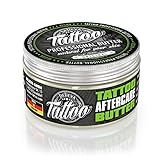 Believa Tattoo Butter - Premium Tattoopflege mit veganer Formel und natürlichen Inhaltsstoffen für strahlende Tattoofarben - Tägliche Pflege & Aftercare für tätowierte Haut | 100ml