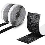 Armiz Klettband selbstklebend - 8M extra starkes doppelseitiges Klett klebeband mit 20mm breitem selbstklebendes Klettband (schwarz)