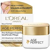 L'Oréal Paris Straffende Tagespflege, Anti-Aging Feuchtigkeitspflege gegen Altersflecken, Für reife Haut, Mit Kollagen-AS-Fragmenten, Age Perfect Pro-Kollagen Experte, 50 ml