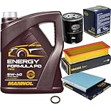 Inspektionspaket Wartungspaket Filterset mit 5 L Motoröl Energy Formula PD 5W-40, Ölfilter, Luftfilter, Innenraumfilter, Dichtring