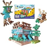 Putman Blocks Magnetische Bauklötze für Kinder : 96 Stück Minecraft Style Magnetische Bauklötze für Kinder : Kinderspielzeug 3 Jahre alt