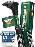 MIVELO Sattelstütze gefedert inkl. 2 Federn mit 30.9 mm Ø I ComfortPro Federsattelstütze I Gefederte Sattelstütze zur Entlastung der Wirbelsäule I Sattelstange zur Stoßdämpfung