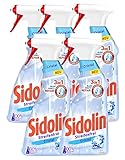 Sidolin Cristal, Glasreiniger 5xSprühflasche, für einen perfekten Glanz und gegen Mikrorisse (5x500ml)