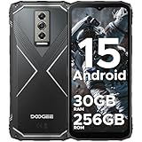 DOOGEE Blade 10 Pro Android 15 Outdoor Handy Ohne Vertrag, 30GB RAM + 256GB ROM(2TB) Outdoor Smartphone, 6.56'' HD+, 50MP+8MP Kamera 5150mAh Baustellenhandy, 3 Card Slot/IP68/IP69K/NFC/Face ID/OTG